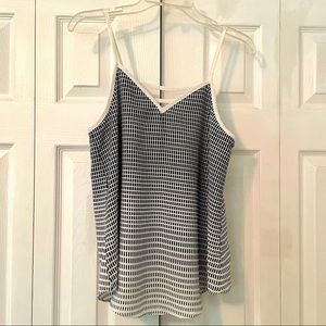 Super Cute Pixley Tank, Medium, Loose fit with Strap design on back.